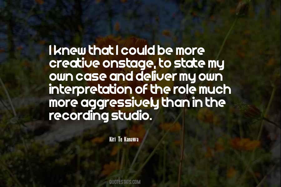 Studio Recording Quotes #1211990