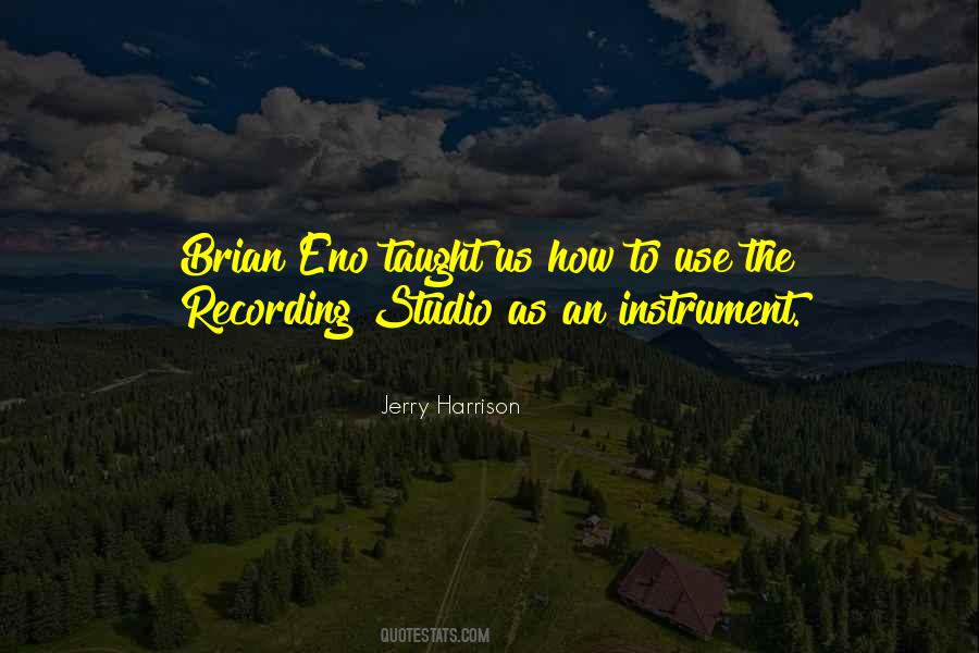 Studio Recording Quotes #1744123