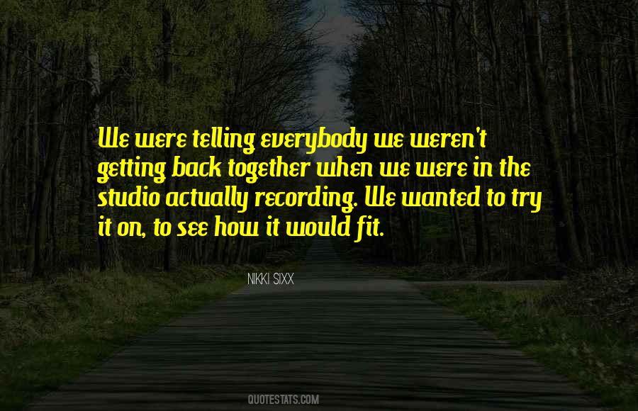 Studio Recording Quotes #502793