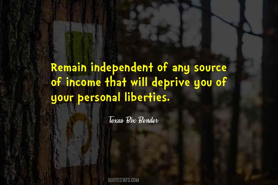 Personal Liberties Quotes #1698820