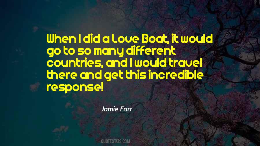 Love Is A Boat Quotes #1594045