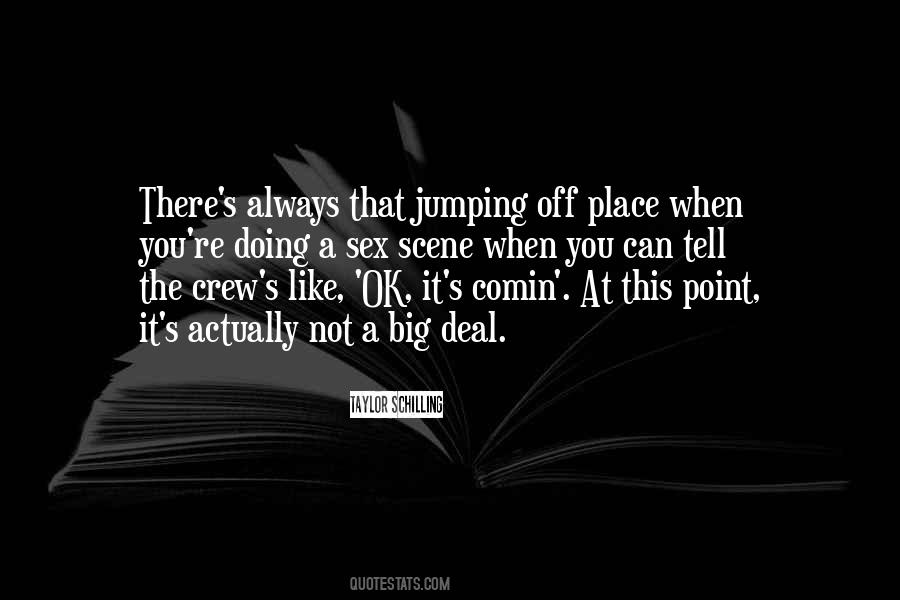 Quotes About Jumping Off #1546966