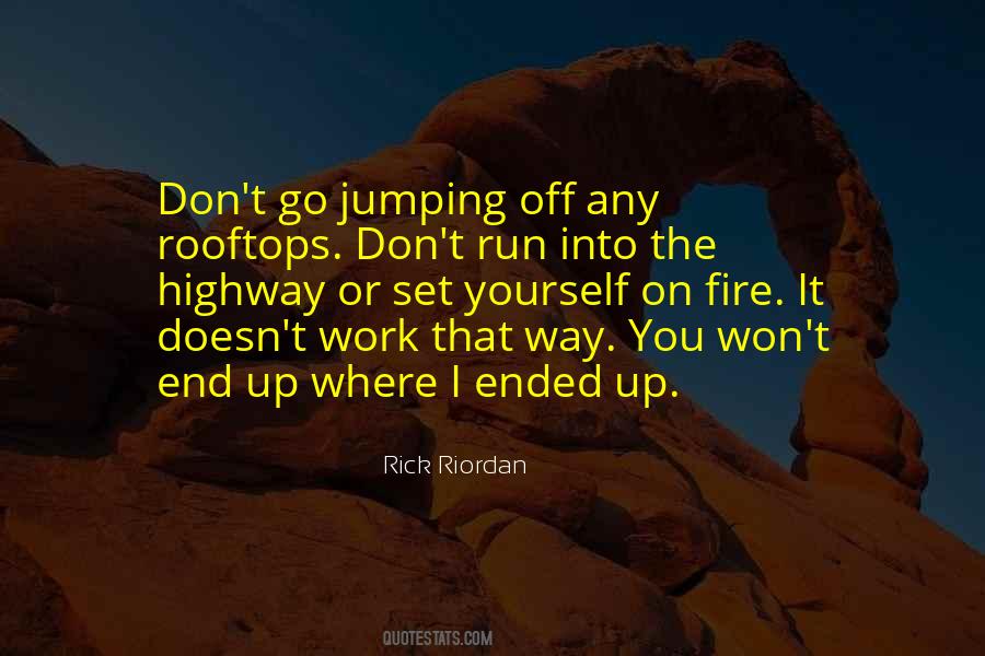 Quotes About Jumping Off #1628999