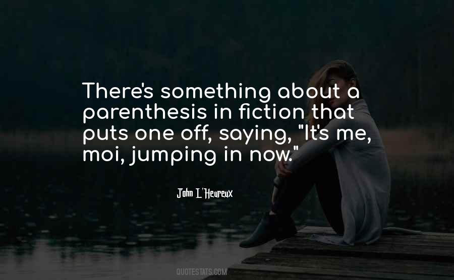 Quotes About Jumping Off #512408