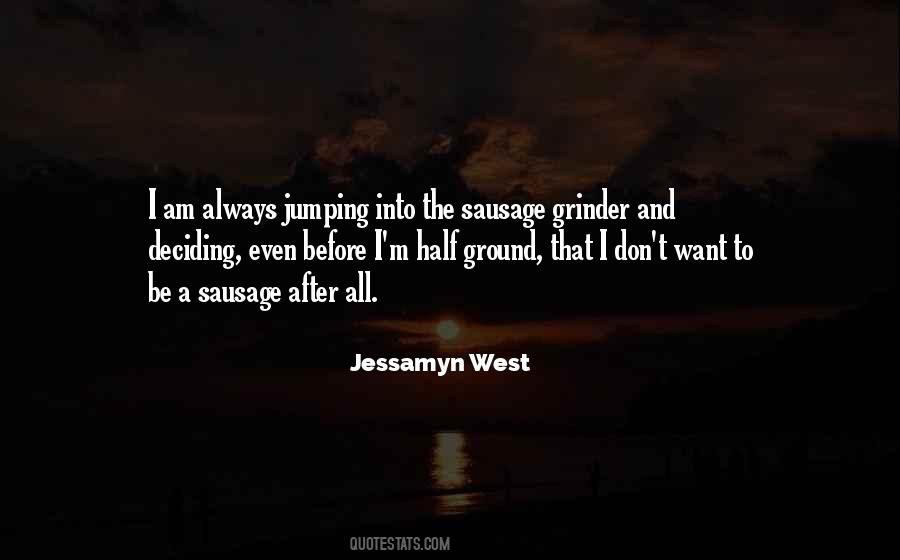 Quotes About Jumping Into Things #62039