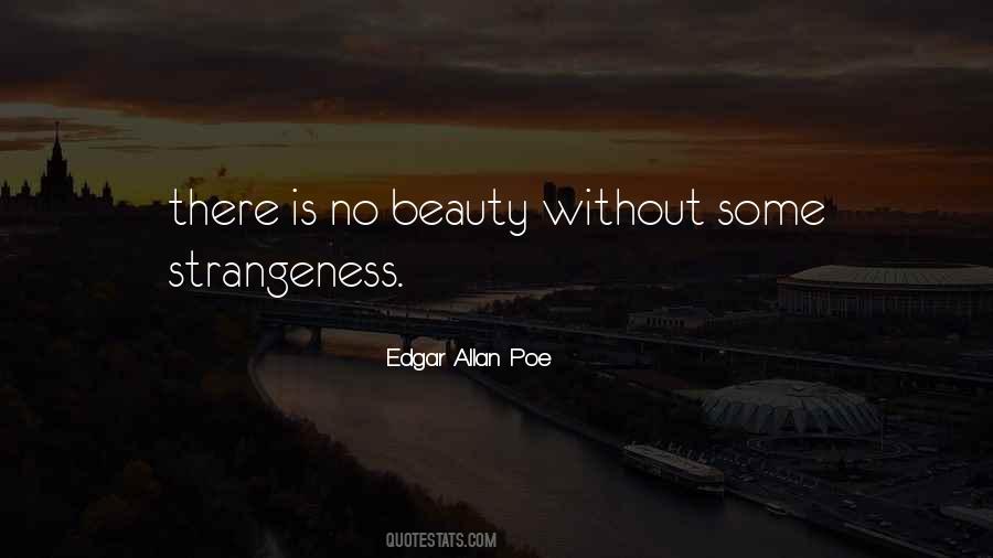 Strangeness Of Beauty Quotes #15448