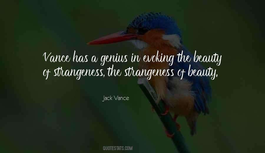 Strangeness Of Beauty Quotes #172