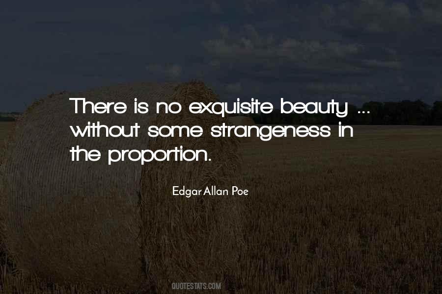 Strangeness Of Beauty Quotes #203064
