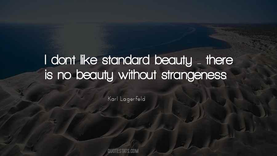 Strangeness Of Beauty Quotes #661666