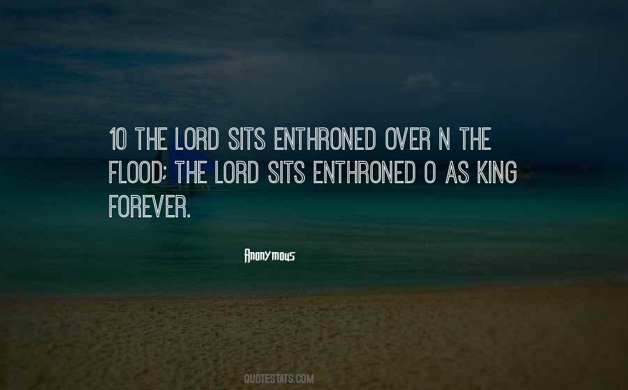Be Enthroned Quotes #699097