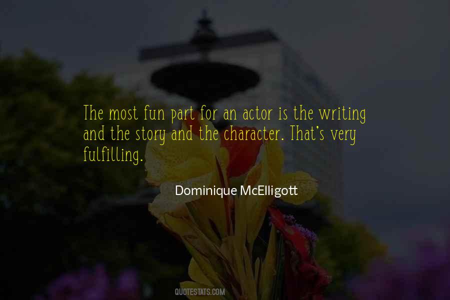 Character Writing Quotes #115831