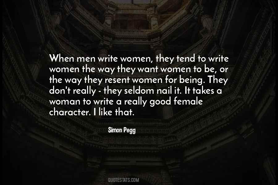 Character Writing Quotes #139614