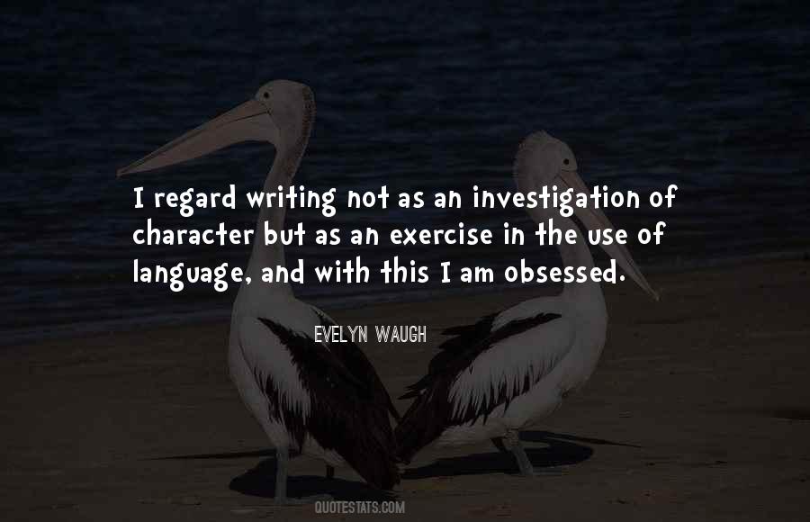 Character Writing Quotes #278382