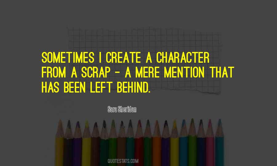Character Writing Quotes #3017