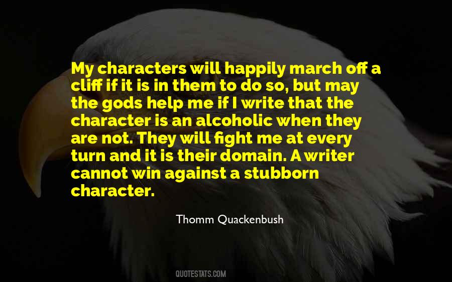Character Writing Quotes #303711