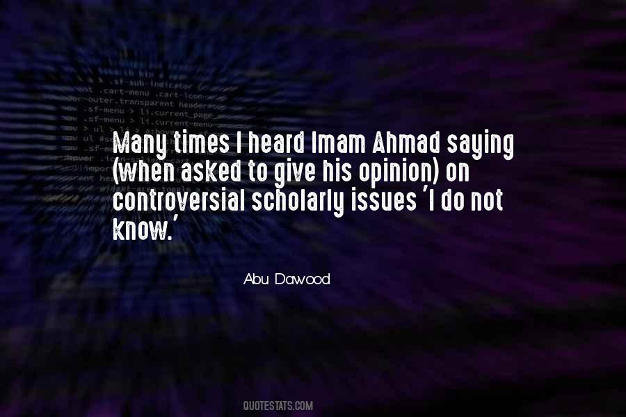 Dawood Quotes #1070465