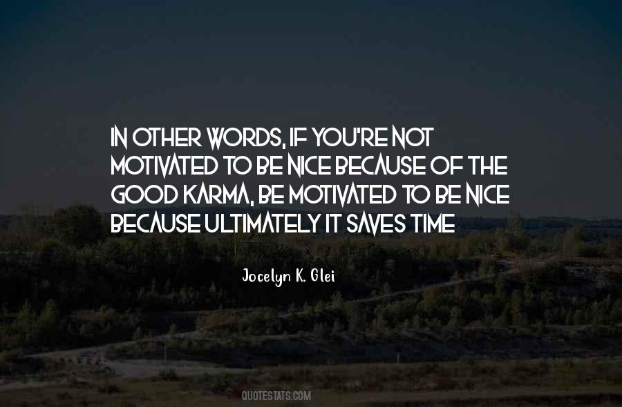 Good Karma Quotes #1476797
