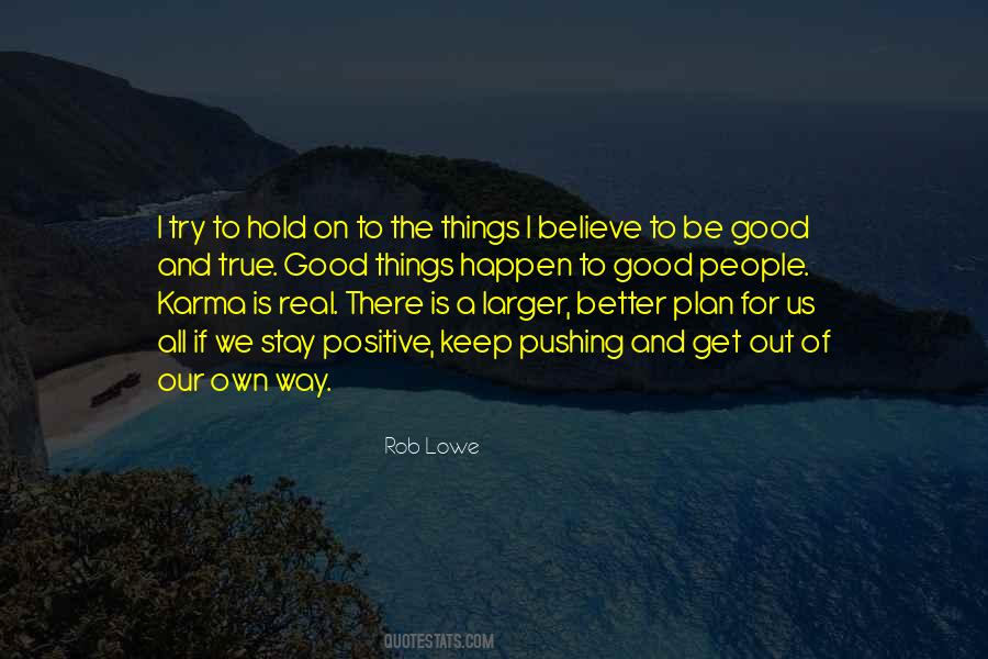 Good Karma Quotes #826042