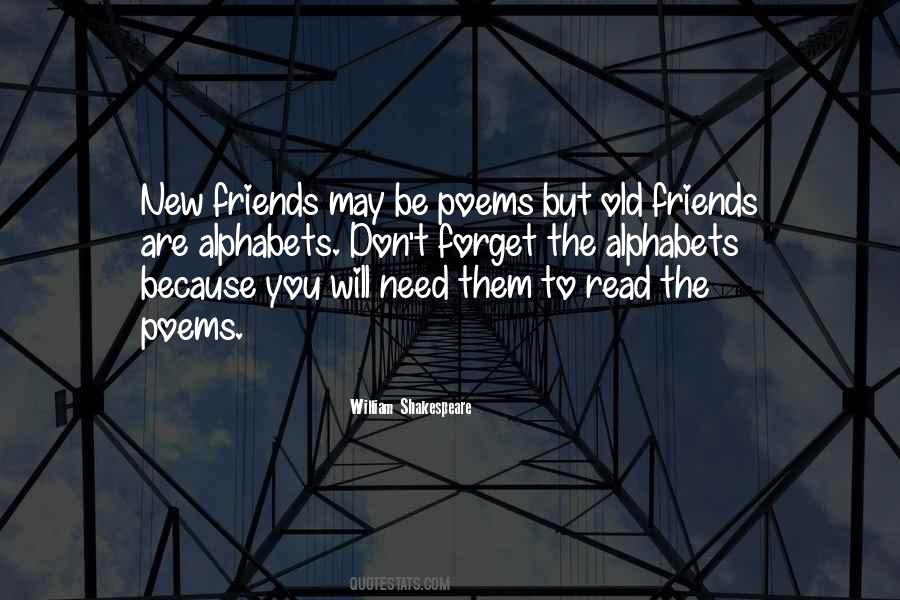 Quotes About The Old Friends #284311