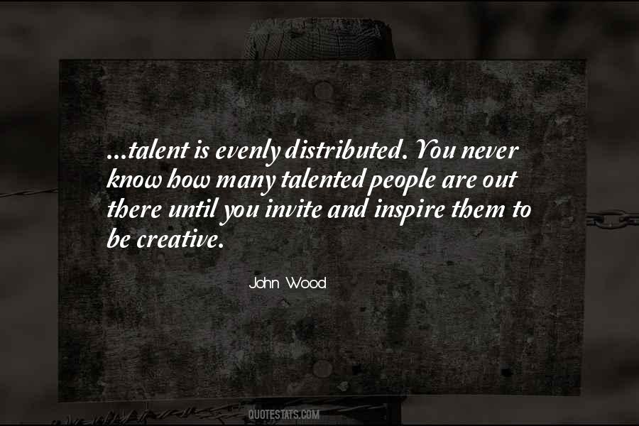 Talented People Quotes #1479646