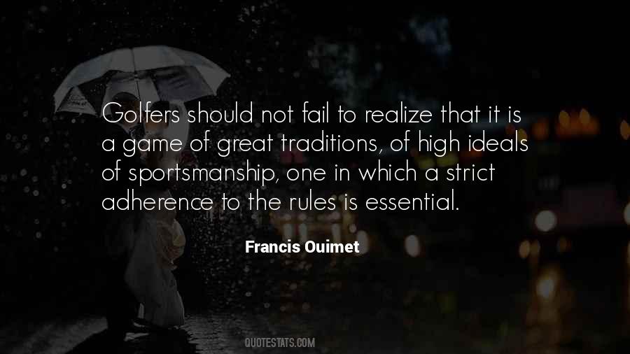 Ouimet Golf Quotes #900787