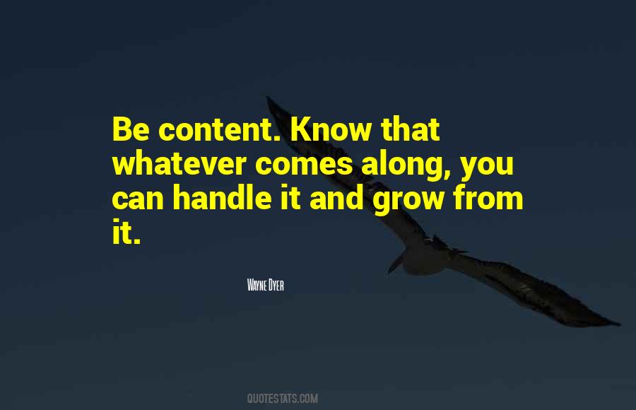 You Can Handle It Quotes #439157