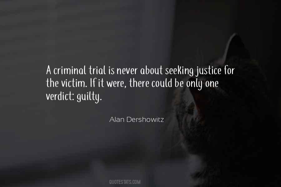 Criminal Trial Quotes #157280