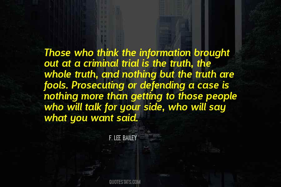 Criminal Trial Quotes #595977