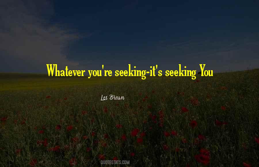 Seeking You Quotes #111447