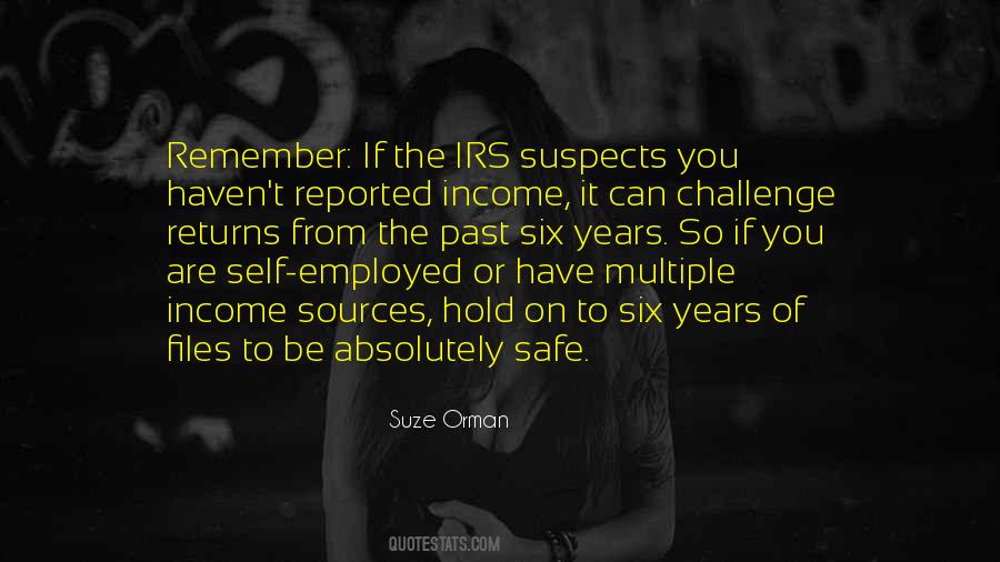 Having Multiple Sources Of Income Quotes #1363539