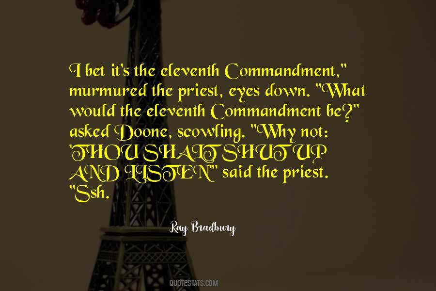 Eleventh Commandment Quotes #1017701