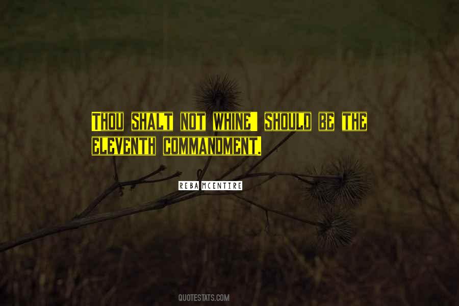 Eleventh Commandment Quotes #1340341