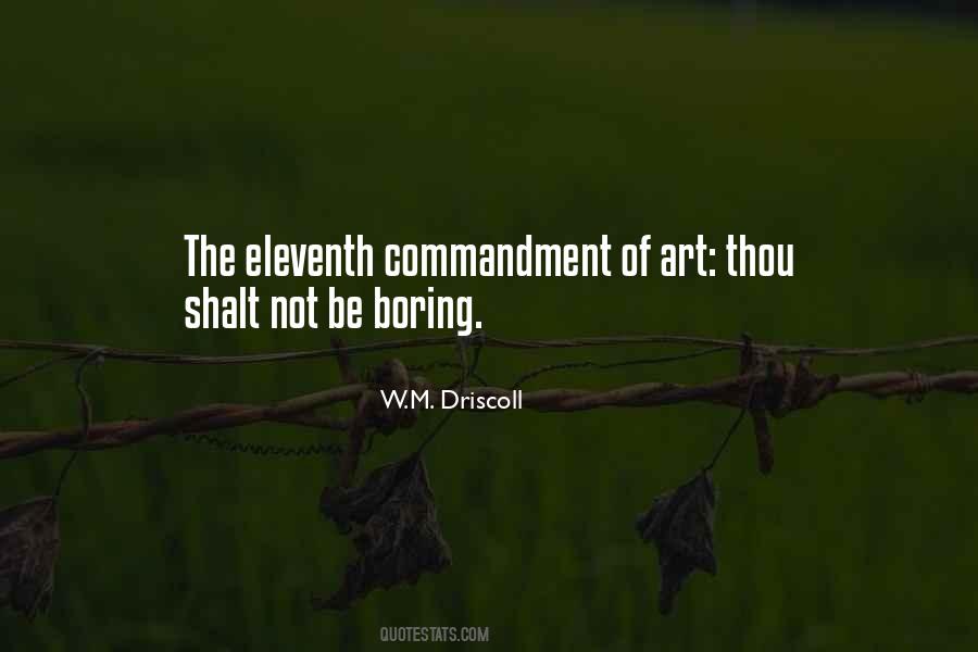 Eleventh Commandment Quotes #169220