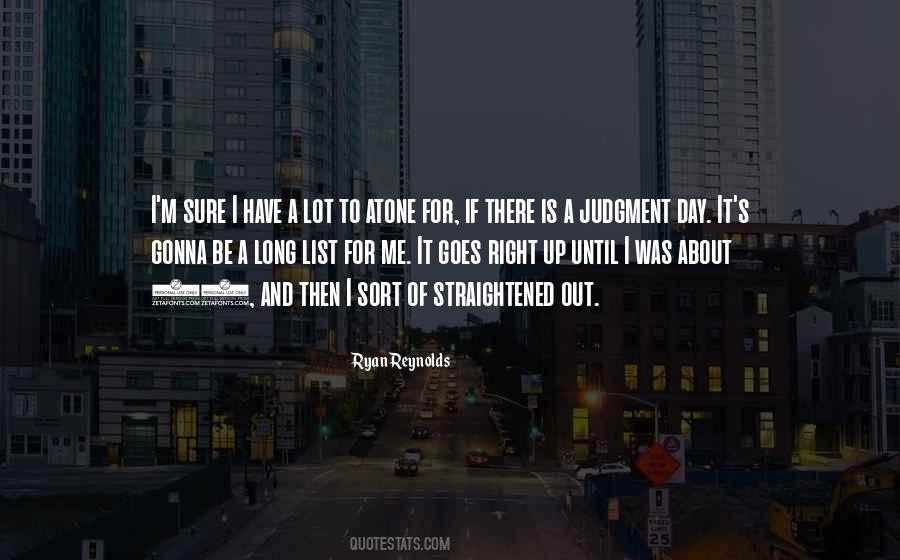 Day Of Judgment Quotes #1647420