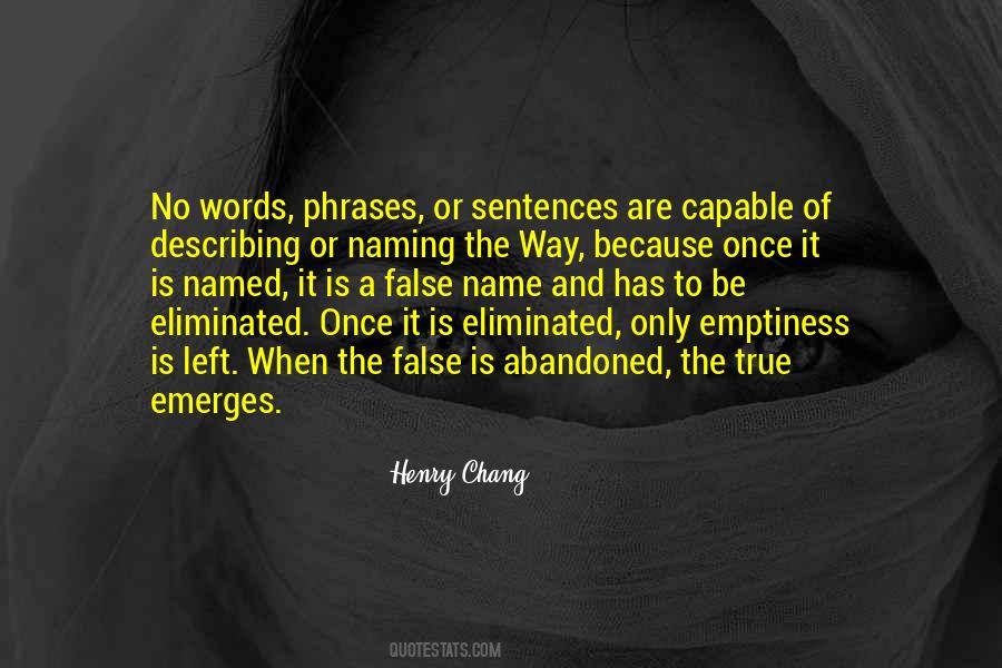 False Name Quotes #898641