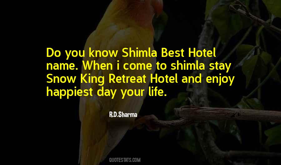 Best Hotels In Shimla Quotes #290814