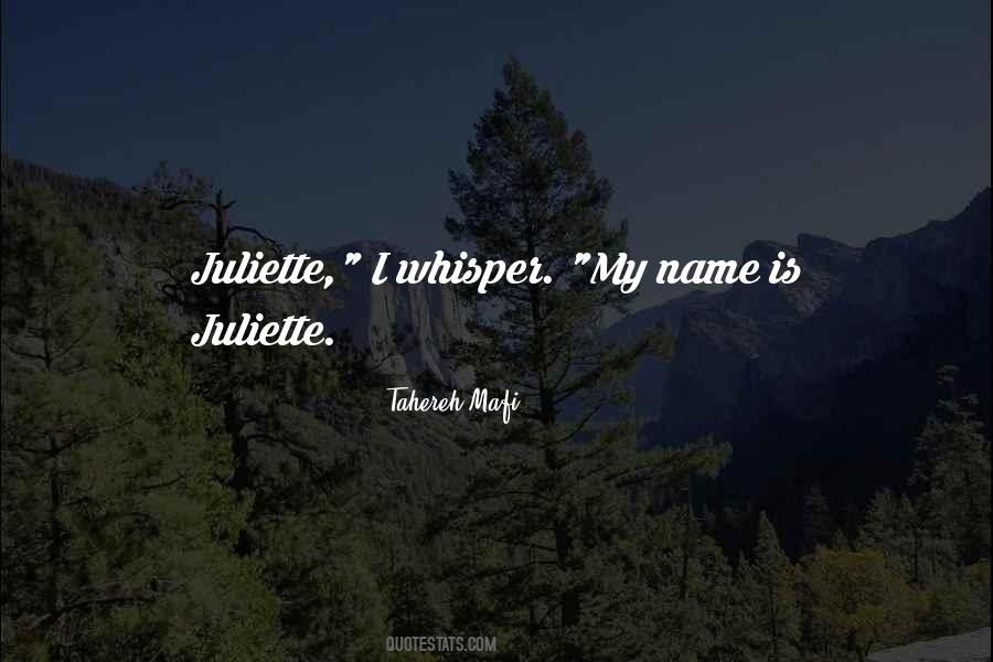 Quotes About Juliette #228409