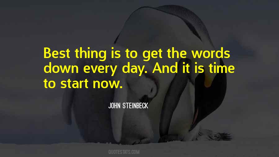Day To Start Quotes #440910