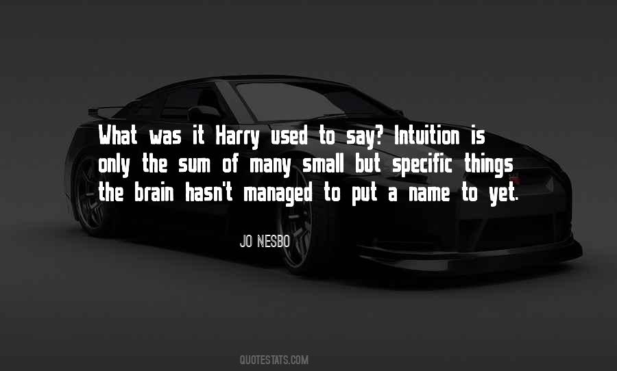Nesbo Harry Quotes #589240