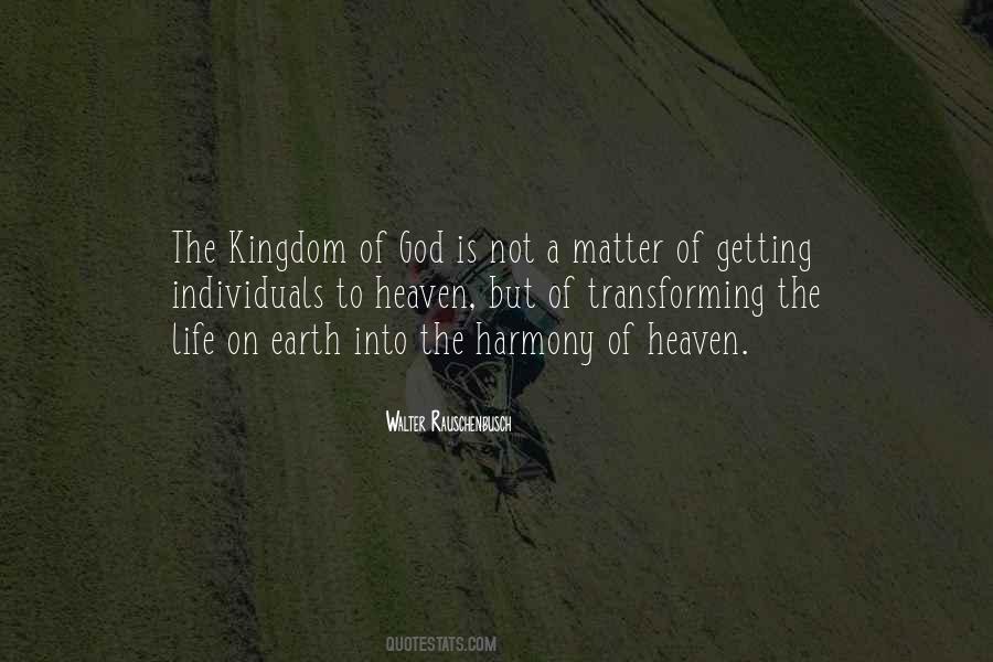 Matter To God Quotes #142119