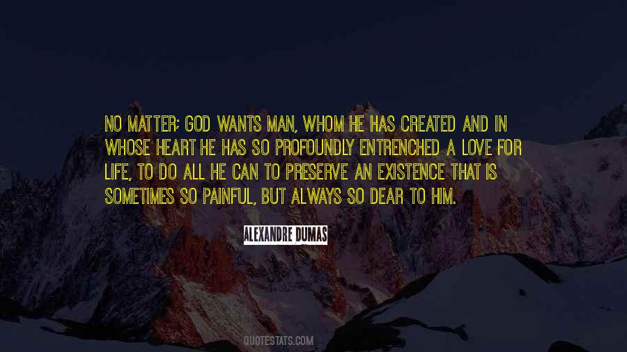 Matter To God Quotes #259172