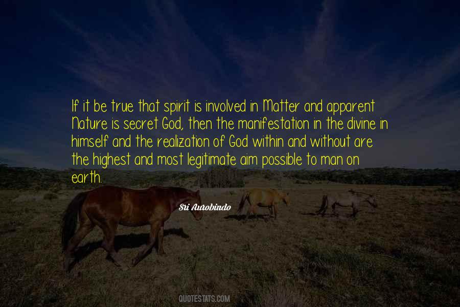Matter To God Quotes #260952