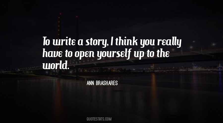 Write A Story Quotes #340779