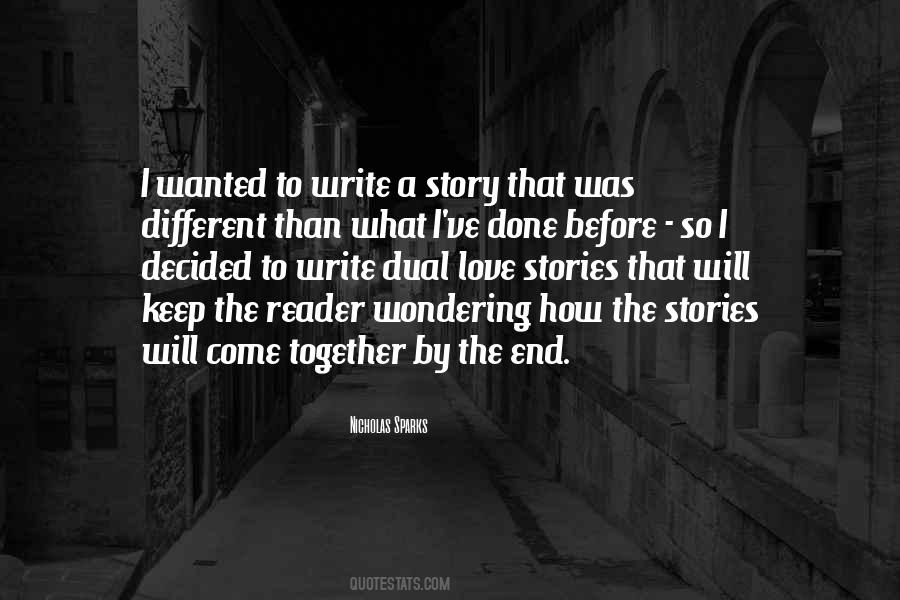 Write A Story Quotes #392083