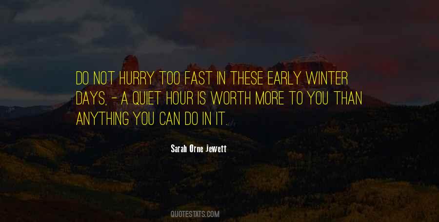 Days Go Fast Quotes #795626