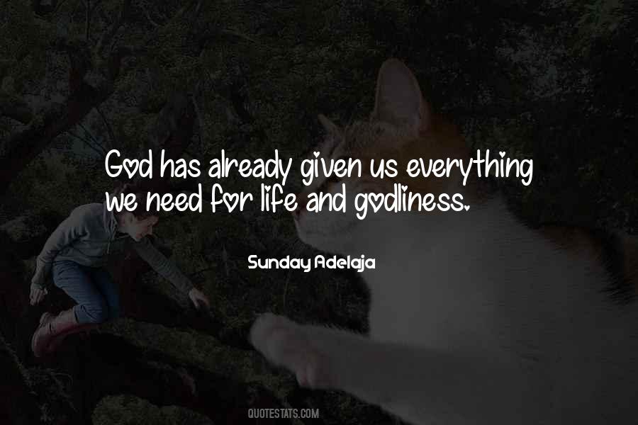 Life Godly Quotes #1748286