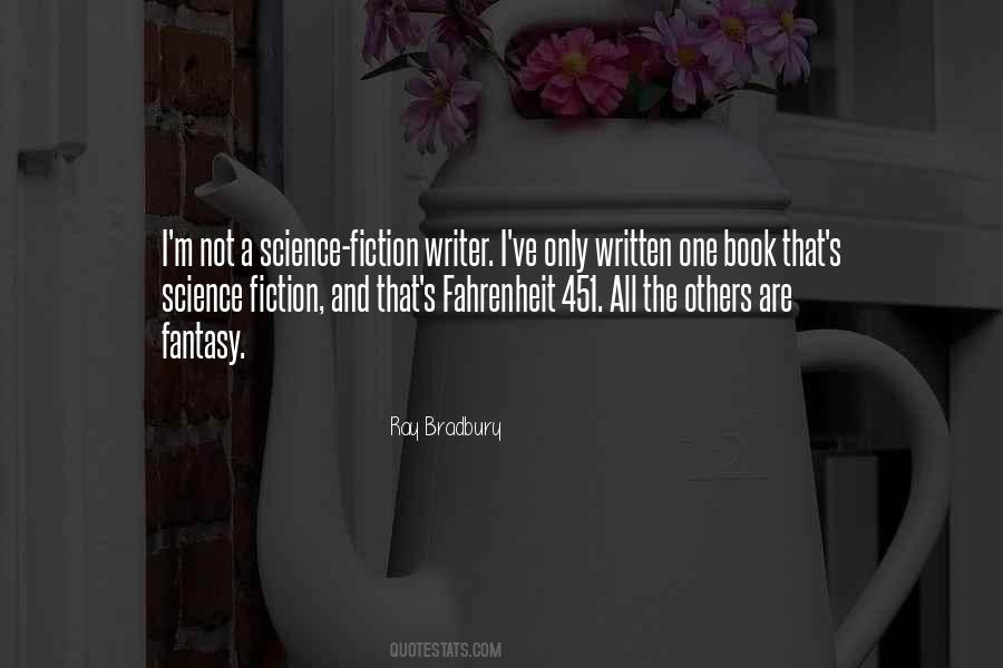 Science Fiction Book Quotes #1491683