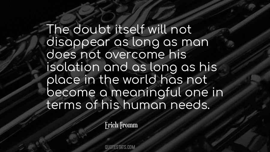 Overcome Doubt Quotes #1778373