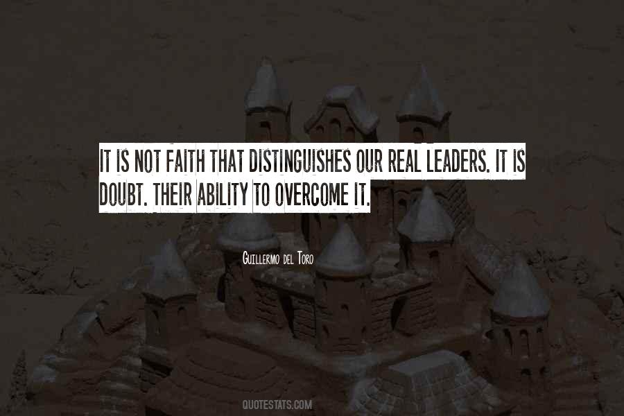 Overcome Doubt Quotes #550203