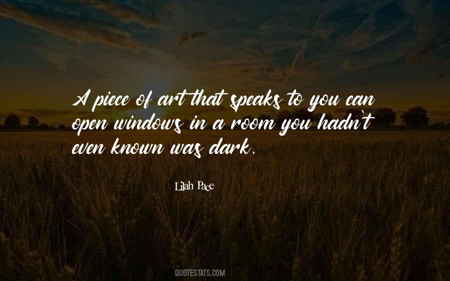 Piece Of Art Quotes #565609